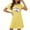 Yellow, variant on Zorckvet Womens Casual Nightgowns Soft Heart Print Sleepshirts Valentine's Day Crewneck Comfortable Nightshirts for Women Short Sleeve