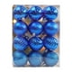 thumbnail image 3 of Wmhnj Set de 24 adornos navideños de plstico irrompible: bolas brillantes de 5 cm para decorar el rbol, ventanas, fiestas y bodas., 3 of 8