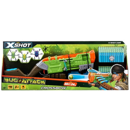 X-Shot Ultimate Crossbow Foam Dart Blaster Pack (3 Bugs 96 Darts) by