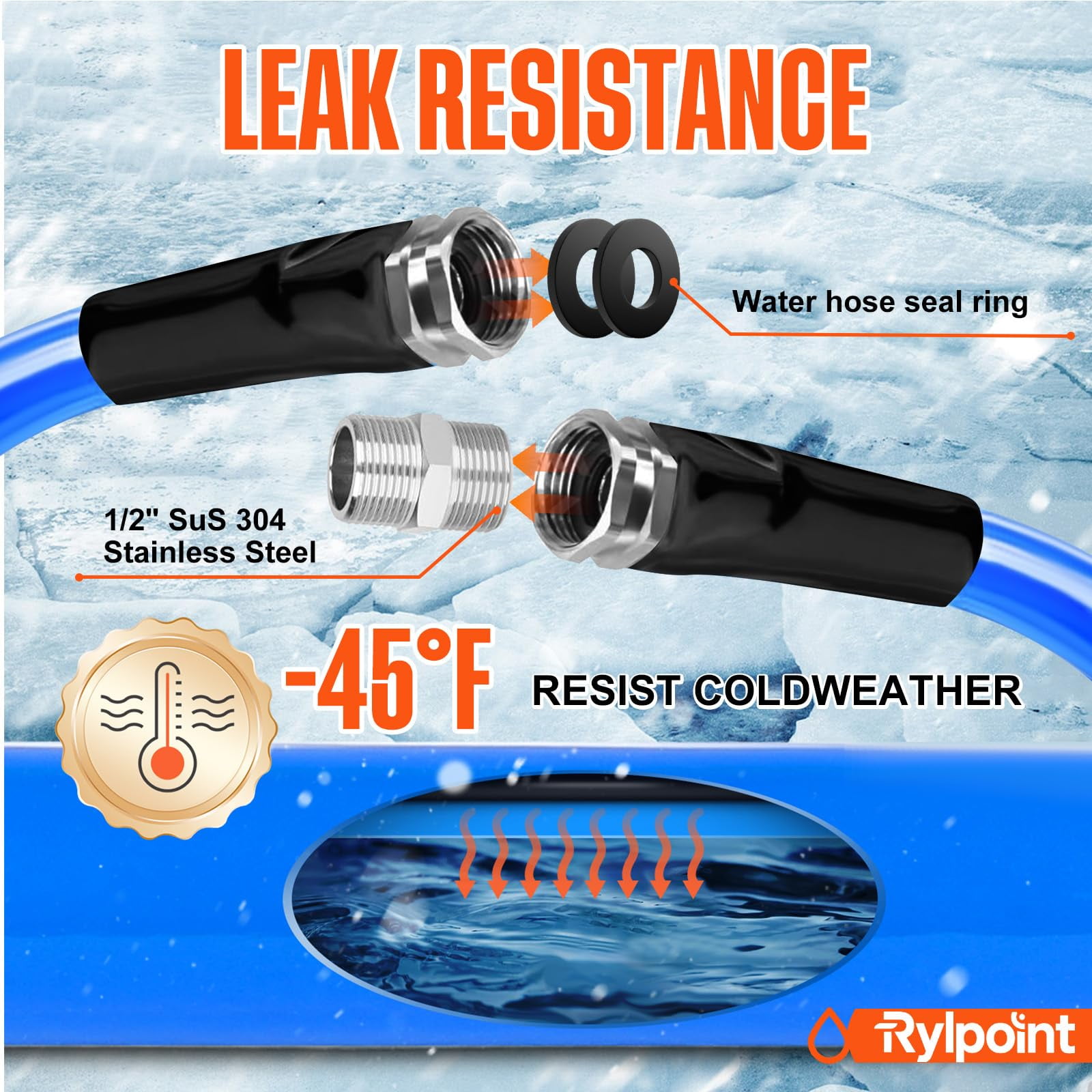 75FT Heated Rv Water Hose