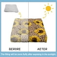 thumbnail image 4 of Sunny Golden Sunflower Zabuton - Thick & Soft Meditation Cushion for Cross-Legged Sitting, 4 of 4
