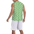 thumbnail image 2 of Naloa Broccoli 1 Basketball Jersey Reversible Men's Mesh Athletic Sports Shirts Training Practice S-4XLX-Large, 2 of 6