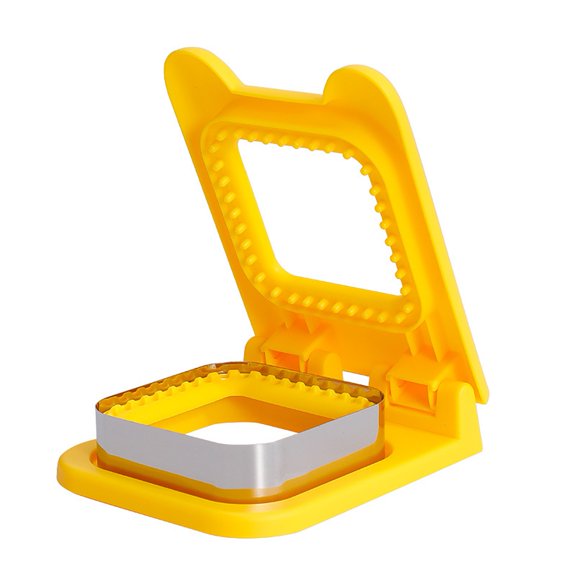 Eosunjian Sandwich Sealing Press Sandwich Cutter Sealer Pocket Sandwich Maker with Stainless Steel Blades Easy Safe Sandwich Cutting Tool for Kids Mess-free
