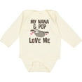 thumbnail image 3 of Inktastic Nana and Pop Love Me Sloth Girls Long Sleeve Baby Bodysuit, 3 of 5