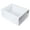 White, variant on ALFI brand AB2418SB-W 24" White Smooth Thick Wall Fireclay Single Bowl Farm Sink