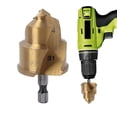 thumbnail image 4 of Pipe Reaming Drill Bits, PVC Pipe Reamer Hexagon Shank Drill Bits, Pipe Reamer Tool, Water Pipe Drill Tools for Metal, Copper, Aluminum, Iron, 4 of 9