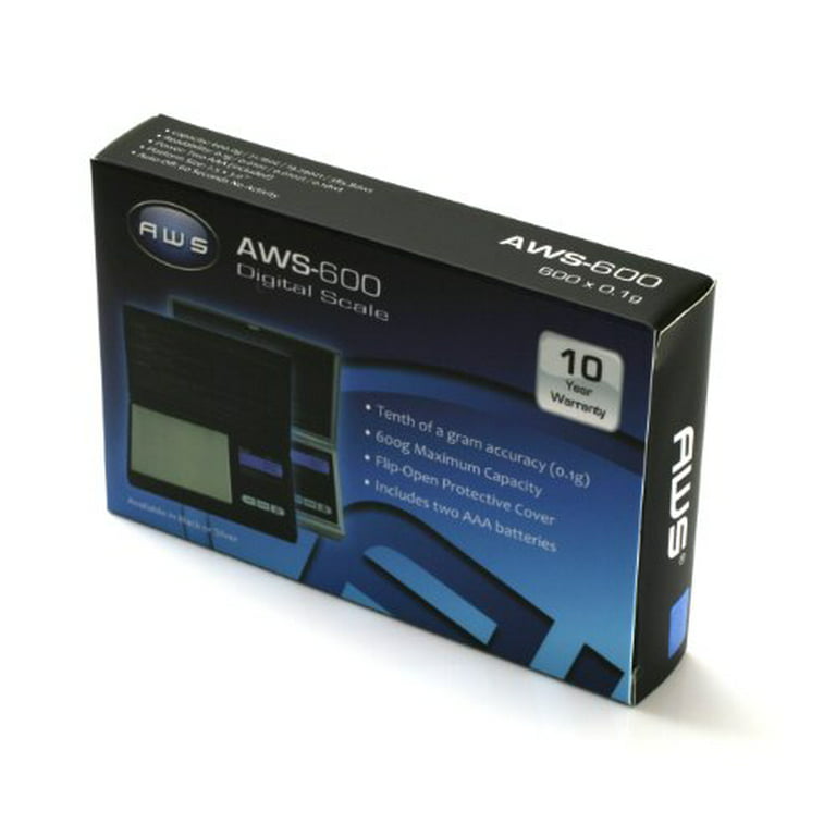 AWS-600 Digital Pocket Scale, 600 g x 0.1 g - Scales Plus