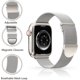 thumbnail image 2 of Upgraded Strap Compatible with Apple Watch 42mm 44mm 45mm 49mm, Magnetic Adjustable for iWatch Series 9 8 7 6 5 4 3 2 1 SE,Starlight, 2 of 4