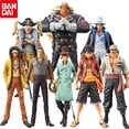 thumbnail image 2 of BANDAI ONE PIECE Luffy Roronoa Zoro Sabo Action Figures Model Genuine Anime Figures Collection Hobby Gifts Toys Gong Bohan LED, 2 of 2