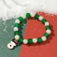 thumbnail image 4 of Pulsera de cuentas coloridas de Feliz Navidad para mujer, sombrero de alce de Papá Noel, brazaletes colgantes de campana de copo de nieve, joyería para festivales de Año Nuevo, 4 of 4