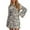 A-Silver117, variant on Womens Dresses Sequin Round Neck Long Flared Sleeve Party Night Out Mini Dress