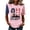 Pink, variant on EANJE Womens 9/11 25th Anniversary Shirt Never Forget Short Sleeve Anniversary T-Shirt Patriot America Tribute September 11 Vintage Graphic Tee Patriotic Usa Flag Crew Neck Top Deep Red XL