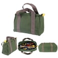 thumbnail image 4 of Bolsa de herramientas Scienceny 16 pulgadas verde lona, 4 of 6
