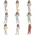 thumbnail image 3 of Uccdo 12M-14T Teens Boys Girls Pajamas Sets Kids Long Sleeve T-Shirt+ Pants Sleepwear Loungewear 2Pcs Pjs Set, 3 of 3