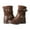 Brown, variant on OKBOP Women's Middle Mid Calf Boots-Womens Work Boots Dress Shoes for Women Fashion Zipper Knee High Christmas Warm Winter Womens Boots Clearance
