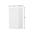 thumbnail image 2 of Furinno Shaker Wall Kitchen Cabinet , Ready to Assemble, 12 D x 21 W x 36 H, White, 2 of 8