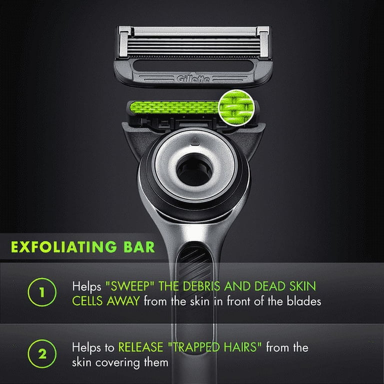 Gillette Labs Shaving Razor with Exfoliating Bar, Groom Care, 1