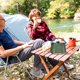 thumbnail image 5 of Camping Kettle 1l Cook Pot BPA Free Plegable Acero Inoxidable Bottomal Regalo para Un Picnic, 5 of 9