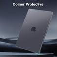 thumbnail image 3 of Mosiso Case for MacBook Pro 14 inch Case 2025-2021 M4 A3112 A3185 A3401 M3 A2918 A2992 M2 A2779 M1 A2442, Ultra-Thin Natural Original Hard Shell&Keyboard Skin&Screen Film&Type C, Space Gray Clear, 3 of 7