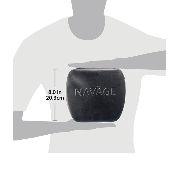 Navage Black Travel Case - Safety Case For Navage Nasal Irrigation System - Anti-Scratch Protector - Travel Storage Organizer for Nose Cleaner (Black)