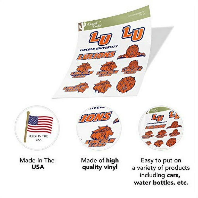University of La Verne Leopards NCAA Sticker Vinyl Decal Laptop Water Bottle Car Scrapbook (Type 2 Sheet)