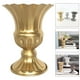 thumbnail image 5 of Florero de hierro Zulema Florero decorativo de patio dorado, 5 of 8