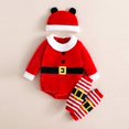 thumbnail image 1 of Traje de Papá Noel para bebé recién nacido 2024, mameluco navideño, disfraces de Papá Noel para niños y niñas, 1 of 1