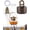 Brown*B, variant on High-Power Portable Mini Outdoor Spirit Burner & Alcohol Stove, Mini Alcohol Camping Stove | 90g Lightweight Aluminum Cooking Gear for Backpacking, Hiking, Brewing Tea, Coffee & Picnic (Silver*B)