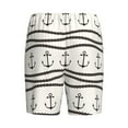thumbnail image 5 of Naloa Anchors and Ropes Men's Short Pajama Pants, Lounge Comfort Shorts with Elasticized Waistband and Side Pockets - XX-Large, 5 of 9