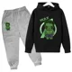 thumbnail image 3 of Nueva sudadera con capucha y pantalones de Marvel Hulk Capitán América para niños, traje de 2 piezas, ropa informal para niño y niña, sudadera, trajes deportivos para niño, 3 of 5
