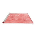 thumbnail image 2 of Ahgly Company Machine Washable Indoor Round Oriental Red Traditional Area Rugs, 7' Round, 2 of 4