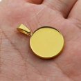 thumbnail image 2 of 20pcs DIY Jewelry Pendant Supplies Round Jewelry Trays Covers Kit Handmade Necklace Chian Accessories (25mm), 2 of 4