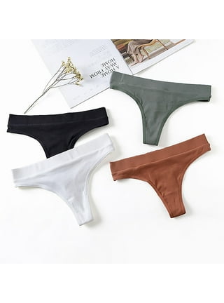 TureClos Women Elastic Sexy Underwear Girl Cotton Briefs Breathable Moisture  Wicking Panty Daily Underwear 