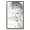 thumbnail image 2 of ArtToFrames 24" x 41" Aged White Gold Picture Frame, 24x41 inch Silver Wood Poster Frame (WOM-2036),  Pack, 2 of 7