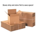 thumbnail image 5 of Aviditi MD1184SC Caja de cartón corrugado de profundidad múltiple 11 3/4"" L x 8 3/4"" W x 4 3/4"" H Kraft para envío embalaje y mudanza (paquete de 25), 5 of 5