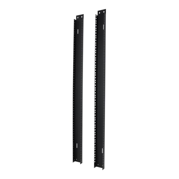 Rockville RAIL20U 20U Reversible Rack Rails With M5 Circle or Square Screw Holes