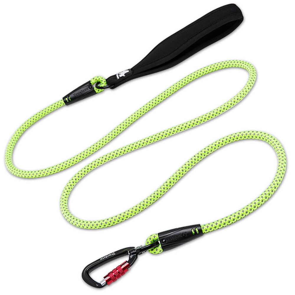 Truelove Reflective Rope Dog Leash, Training Leash with Secure Locking