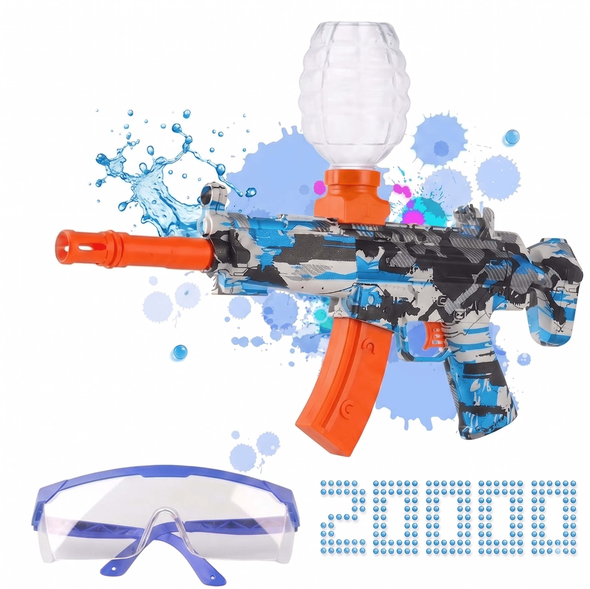 Nerf Pro Gelfire Legion Gel Blaster, Outdoor Water Beads Game with