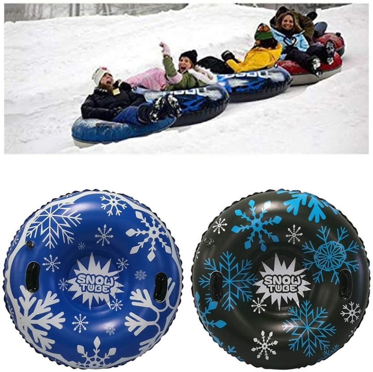 Snow Tube Durable Inflatable Sled Sled Giant Snow Toy Winter Sports Fun
