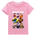 thumbnail image 1 of ROBLOX Camiseta de manga corta bidimensional para niños y niñas, ropa de moda periférica de juego, algodón fino, nuevo, 1 of 4