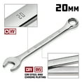 thumbnail image 2 of Powerbuilt 20 MM Fully Polished Metric Combination Wrench - 644124, 2 of 6