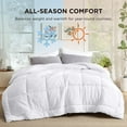 thumbnail image 4 of Edredón Cal King Size White GentleSoft™ para todas las estaciones, 4 of 9