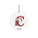 thumbnail image 1 of Coche Decoraciones de Navidad 2025 Nuevo 26 Carta de Navidad Muñeco de Nieve Colgante de Navidad - Colgante de Coche de Acrílico Santa Navidad Muñeco de Nieve Decoraciones, 1 of 5