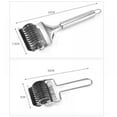 thumbnail image 3 of Noodle Cutter Stainless Steel Manual Noodle Cutter Noodle Peeler Vanilla Chive Noodle Cutter, 3 of 7