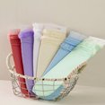 thumbnail image 4 of DEELLEEO 1pair Girls‘ Mesh Lace Ruffle Short Socks  Candy Color, 4 of 6