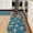 Pioneer Flower Floral Print Pattern, variant on Pioneer Flower Floral Print Pattern Kitchen Mat Set Of 2,Anti-Fatigue Floor Mats, Non-Slip Standing Mats for Kitchen, 47x17 and 30x17 Inches
