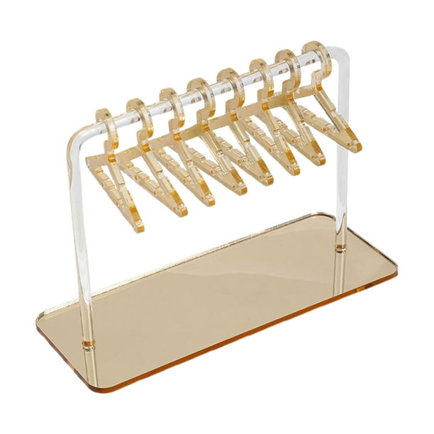 Expositor de pendientes de acrílico, decoración de mesa para vitrina y mostrador. Pequeño