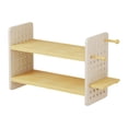 thumbnail image 3 of veasfak Desktop Organizer Shelf Countertop Bookcase Desk Hutch Practical Book Holder 2 Tiers L, 3 of 9