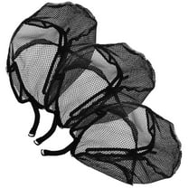 Homoyoyo Women Mesh Caps for Wigs 3-Pack Black Wig Accessories Breathable Hair Net Caps