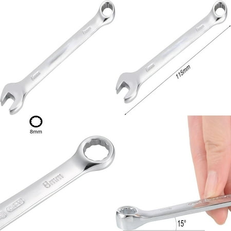

High-Quality Reliable and Durable 10mm Box Open End Combination Wrench with Chrome Finish - Ideal for DIY and Professional Projects - Made from Cr-V Alloy Efficient 12-Point Metric Too